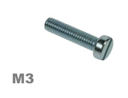 Picture for category M3 SLOTTED CHEESE MACHINE SCREW ZINC Finish