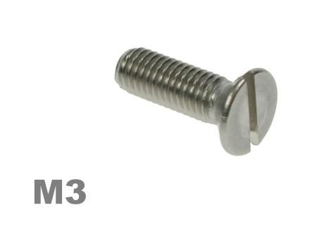 Picture for category M3 Slotted Csk Machine Screw Zinc Finish