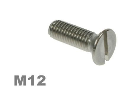 Picture for category M12 Slotted Csk Machine Screw Zinc Finish