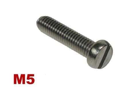 Picture for category M5 Slotted Pan Machine Screw A4 Stainless