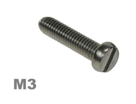 Picture for category M3 Slotted Pan Machine Screw Zinc Finish