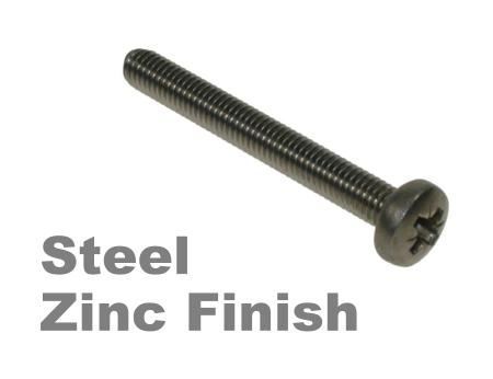 Picture for category Pozi Pan Machine Screw Zinc Finish