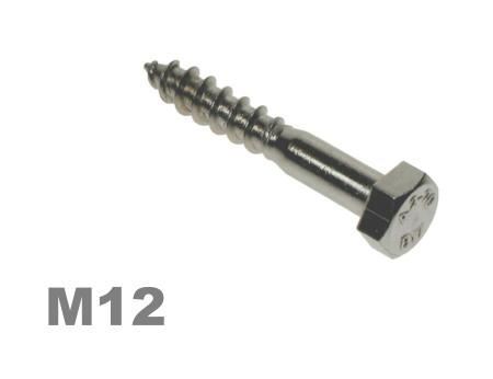 Picture for category M12 HEX COACHSCREW Zinc Finish