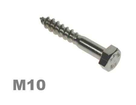 Picture for category M10 HEX COACHSCREW Zinc Finish