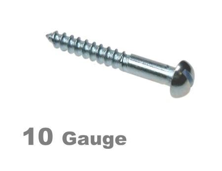 Picture for category 10G 4.8mm Dia Slotted Round Woodscrew A2 Stainless