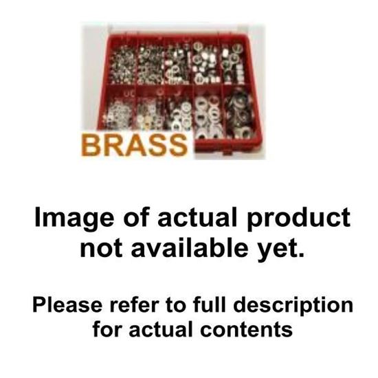Picture of 1380 Piece Brass Assorted Washer Kit